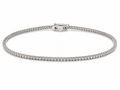 14K White Gold Natural Diamond Tennis Bracelet – 2.00 CTW
