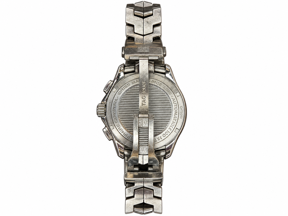 TAG Heuer Link Calibre 16 Automatic Chronograph – CAT2010 – Black Dial – Stainless Steel
