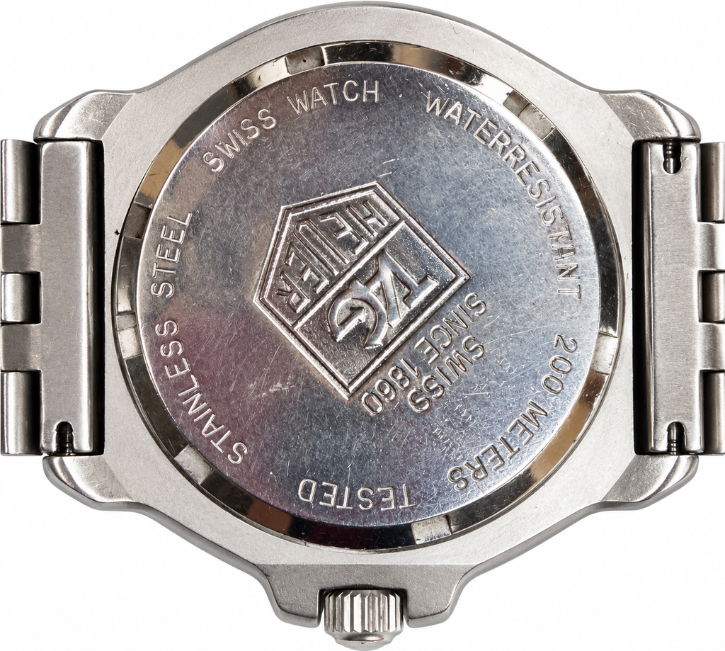 Vintage TAG Heuer Formula 1 Professional 200M Quartz – Black & Red Dial – Stainless Steel