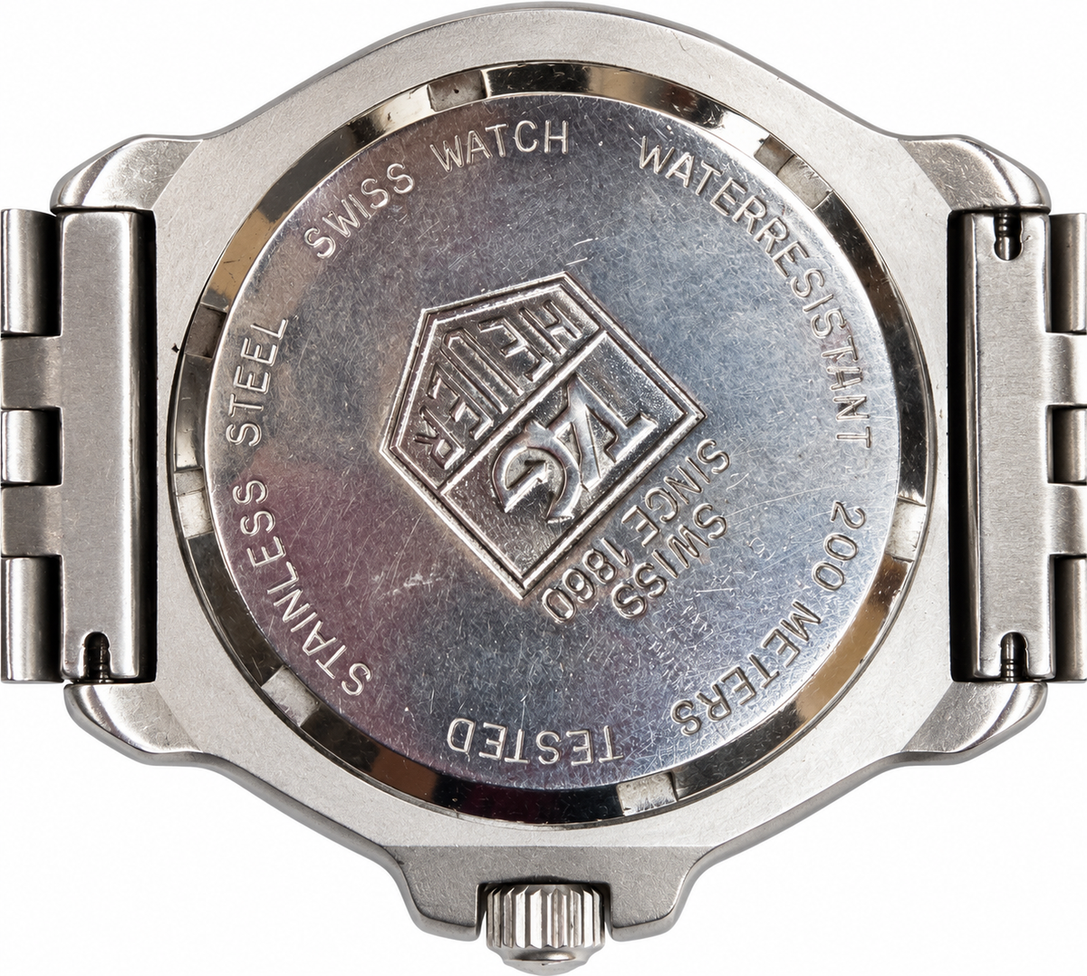 Vintage TAG Heuer Formula 1 Professional 200M Quartz – Black & Red Dial – Stainless Steel