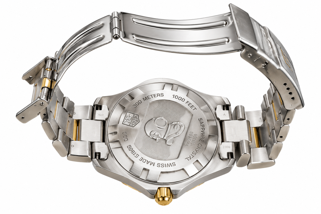 TAG Heuer Aquaracer 300M Two-Tone Blue Dial – Ref. WAB1120 – 39mm
