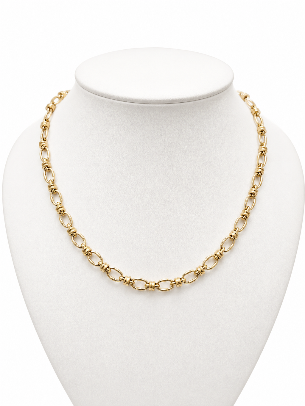14K Yellow Gold Fashion Chain Necklace