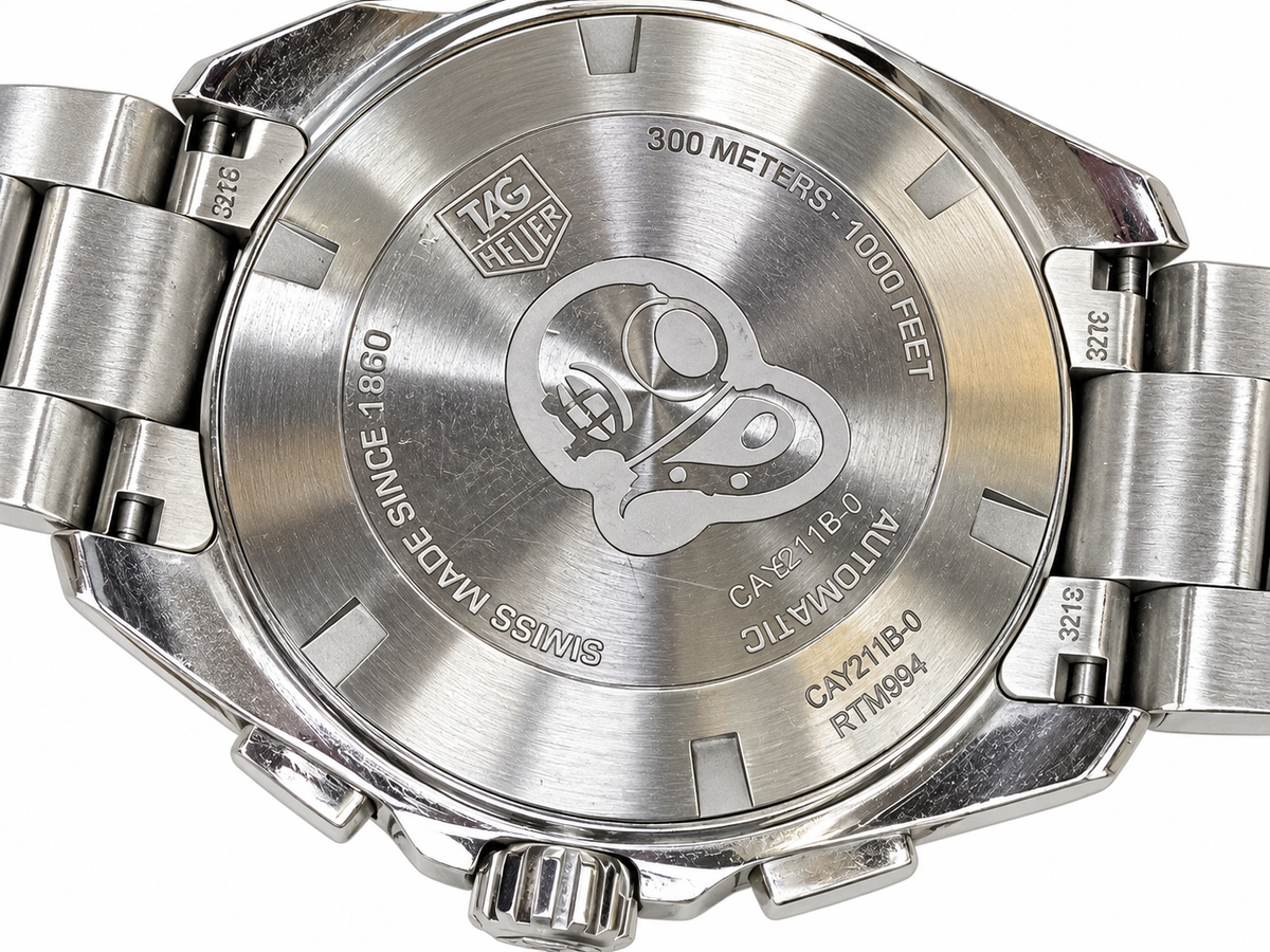 TAG Heuer Aquaracer Calibre 16 Automatic Chronograph – Blue Bezel – Stainless Steel