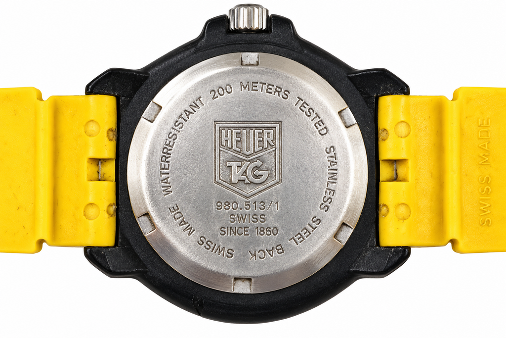 Vintage TAG Heuer Formula 1 Professional 200M Quartz – Yellow – Ref. 380.513/1