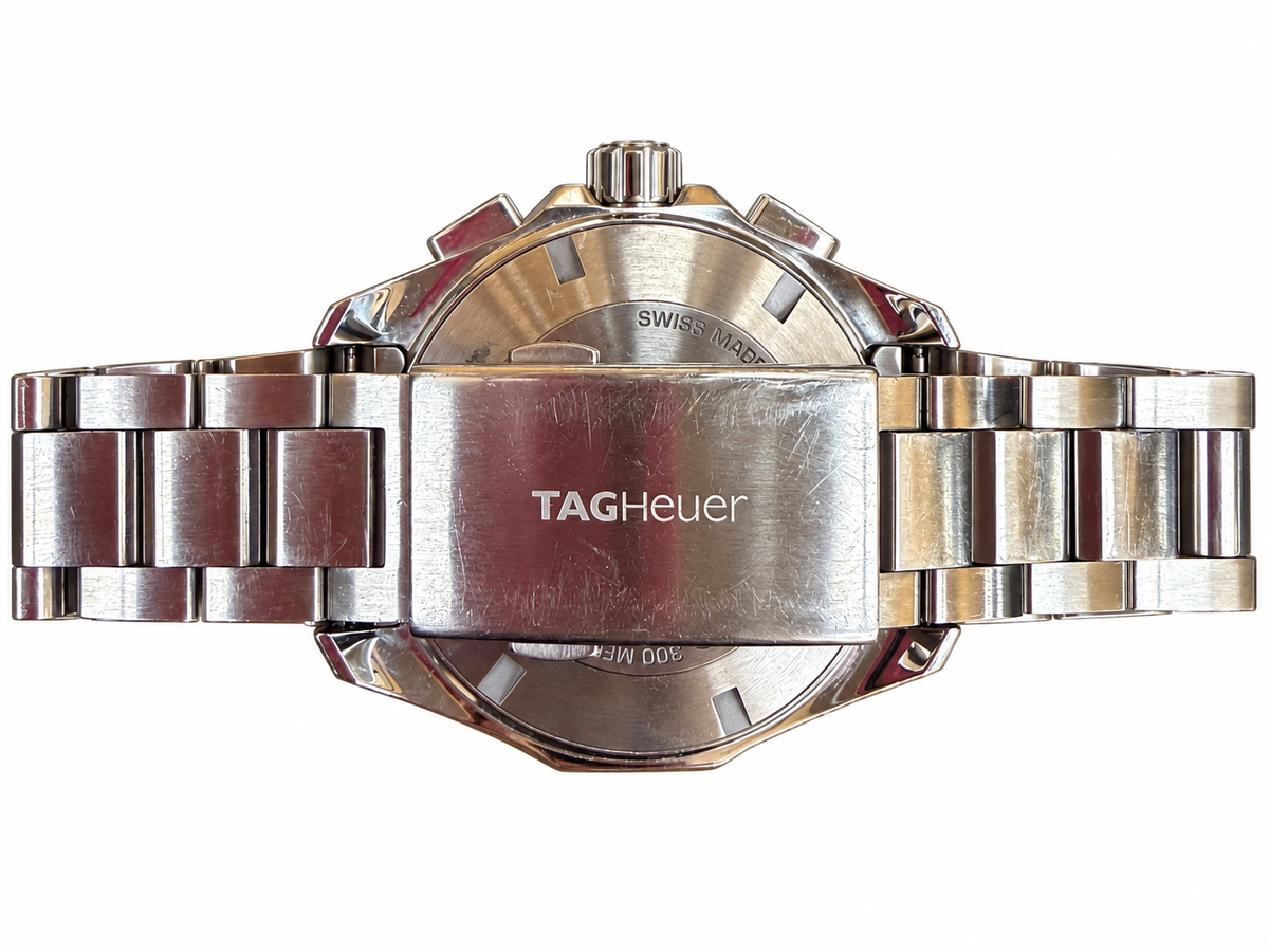 TAG Heuer Aquaracer Calibre 16 Automatic Chronograph – Blue Bezel – Stainless Steel