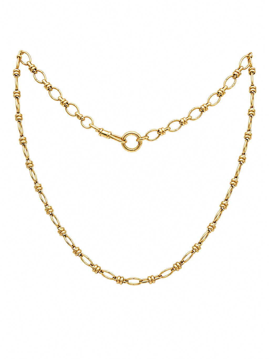 14K Yellow Gold Fashion Chain Necklace
