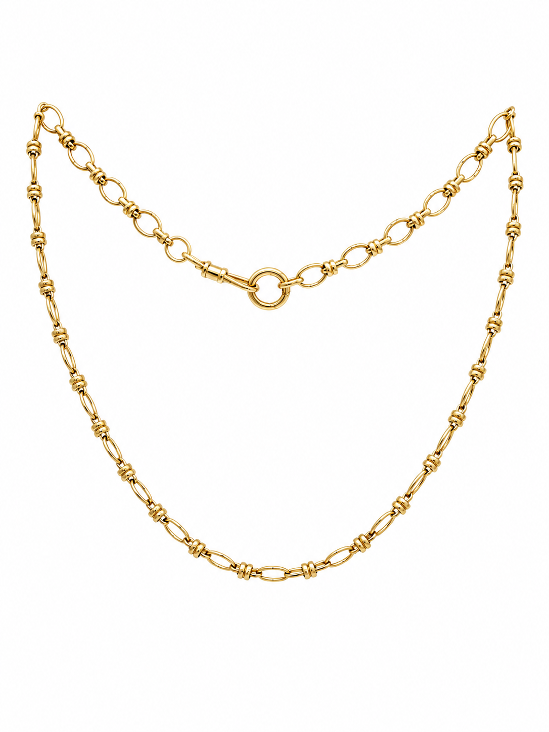 14K Yellow Gold Fashion Chain Necklace