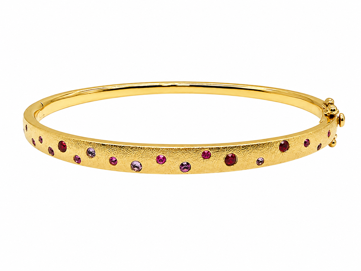 Pink Sapphire Bracelet | 14K Yellow Gold | 0.45 CTW