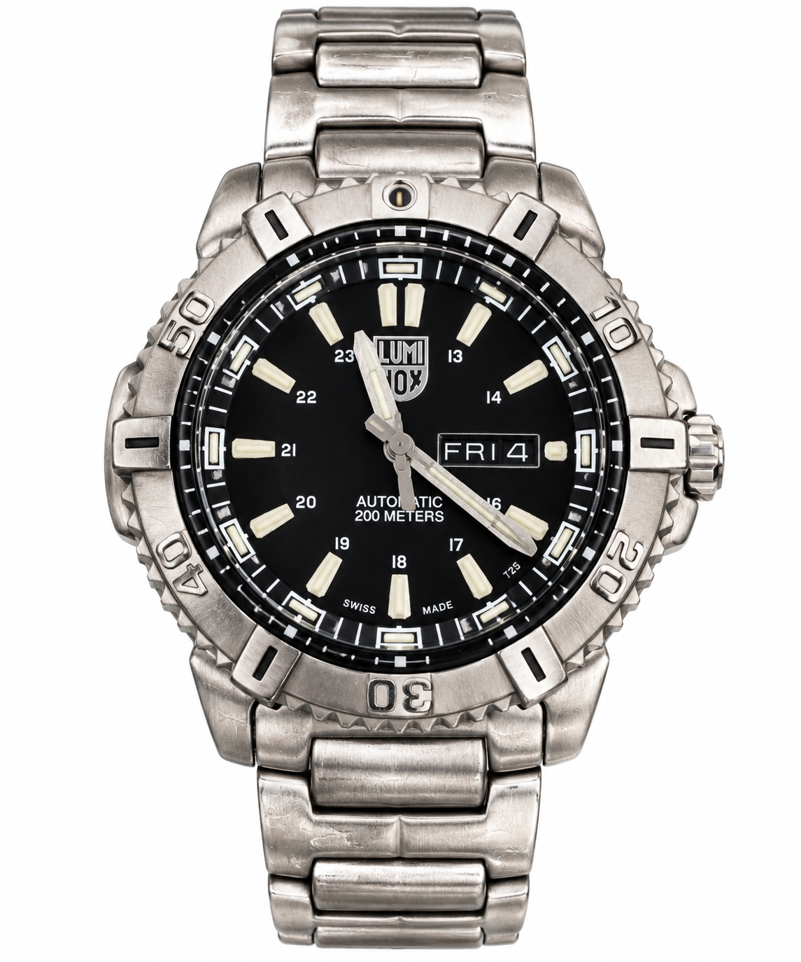 Luminox Series 8300 Automatic – Black Dial – Stainless Steel – Swiss Made