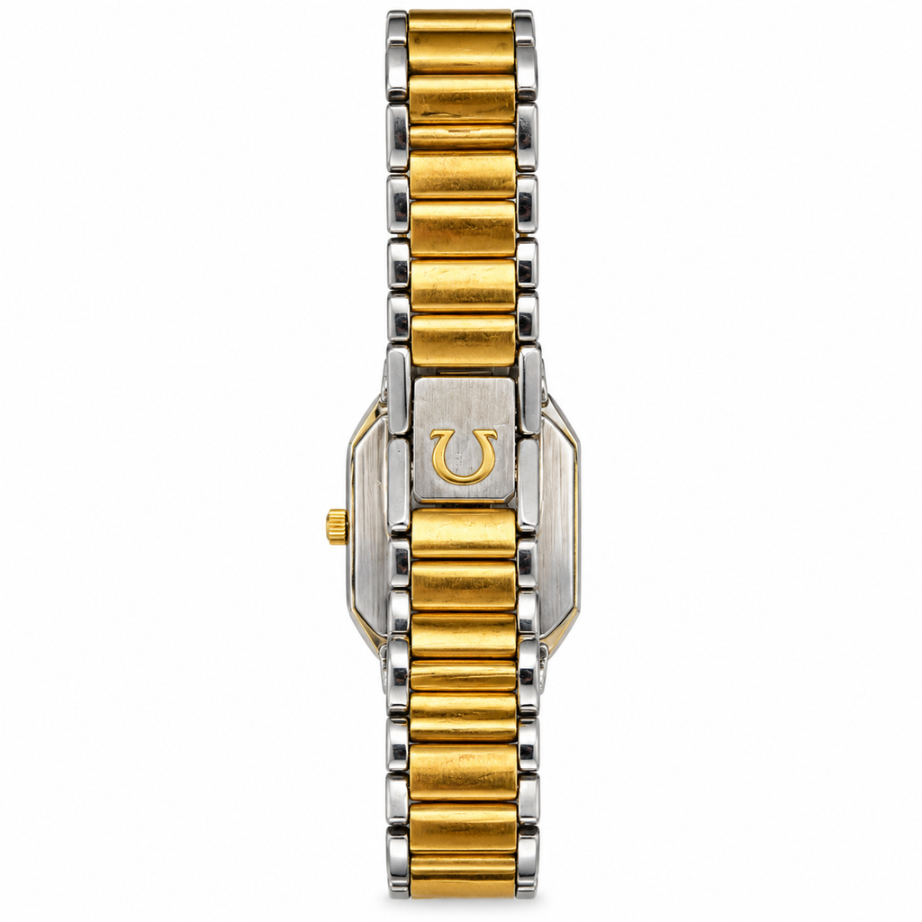 Omega De Ville Vintage Ladies Quartz Watch – Two-Tone Gold & Stainless Steel