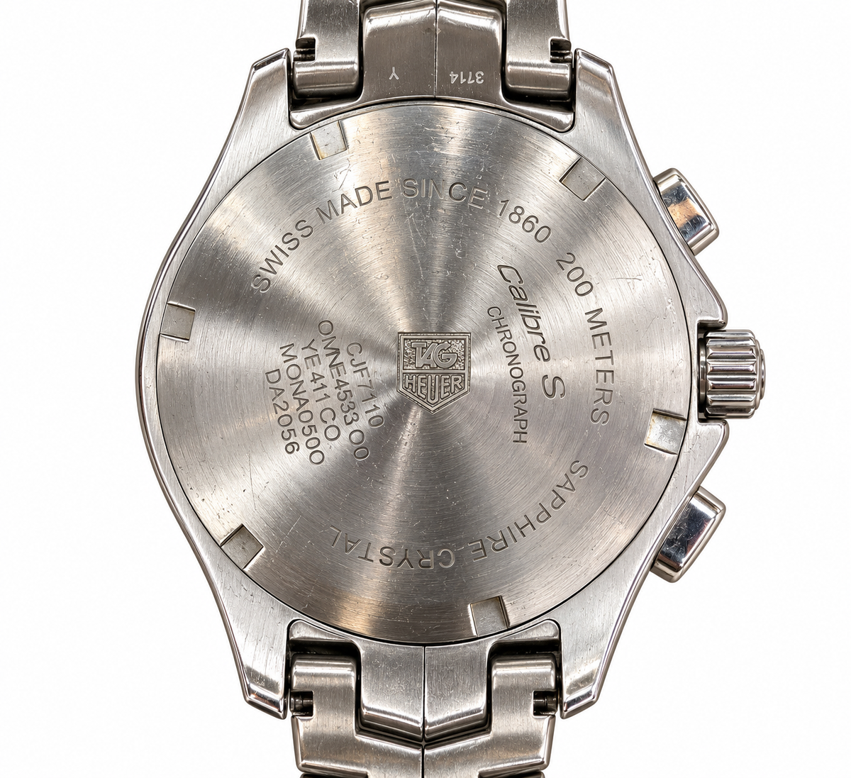 TAG Heuer Link Calibre S Chronograph – Black Dial – Stainless