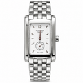Longines DolceVita L5.155.4 Ladies Stainless Steel Rectangular Watch – White Dial