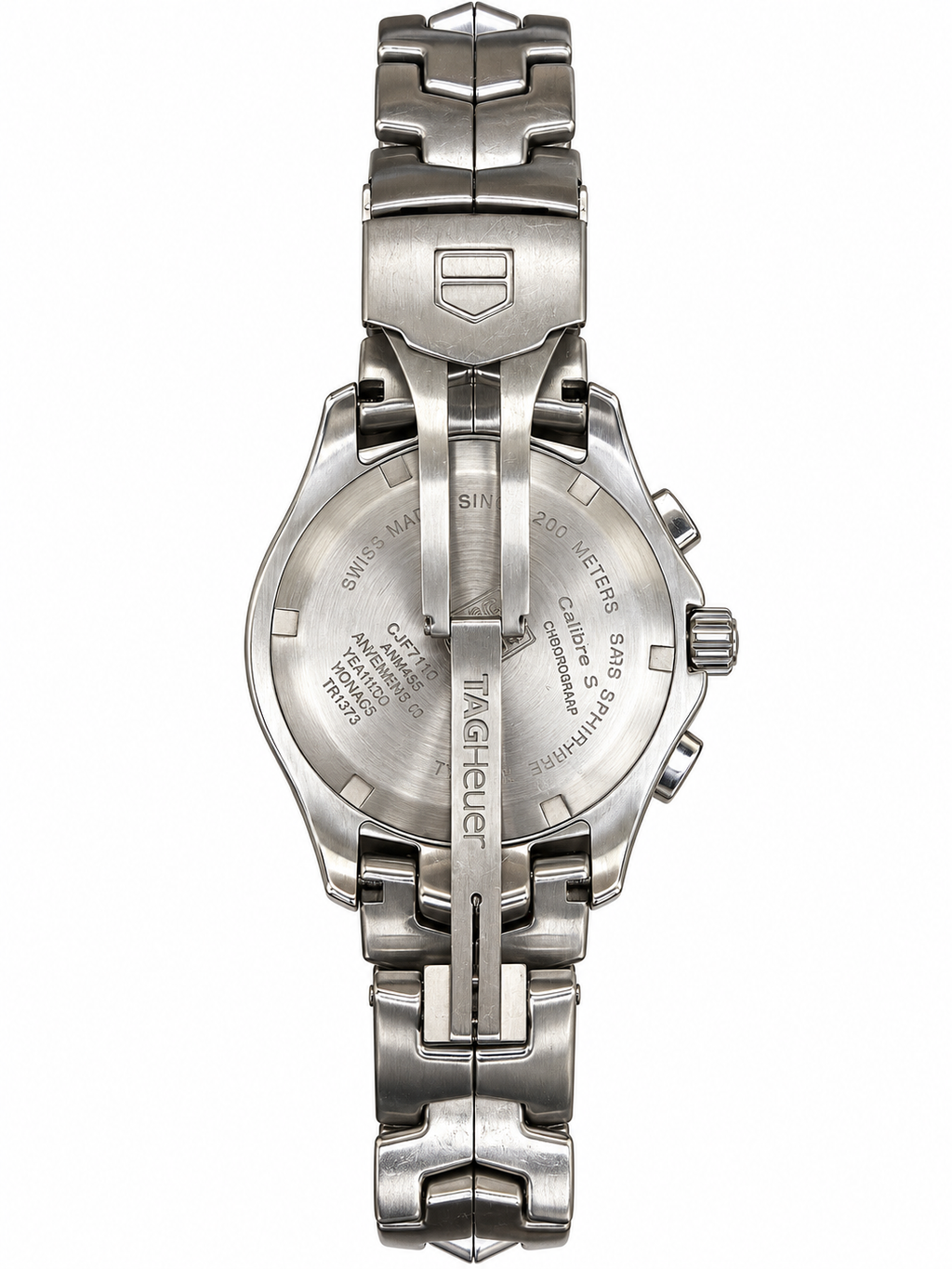 TAG Heuer Link Calibre S Chronograph – Black Dial – Stainless