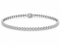 14K White Gold Natural Diamond Tennis Bracelet – 2.00 CTW