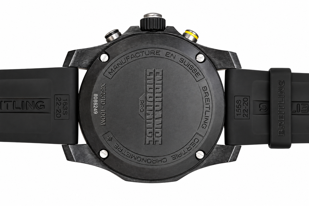 Breitling Endurance Pro Chronograph 44mm – Black Dial – Black Rubber Strap