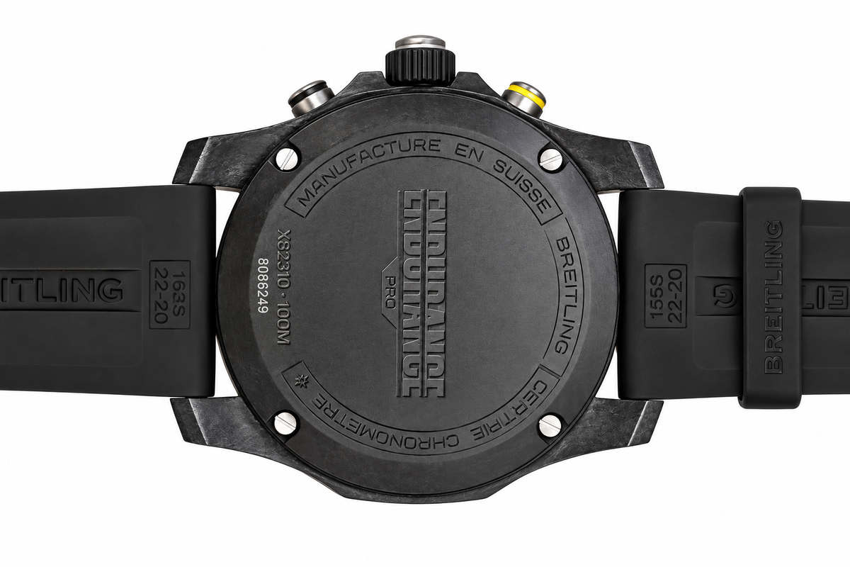 Breitling Endurance Pro Chronograph 44mm – Black Dial – Black Rubber Strap