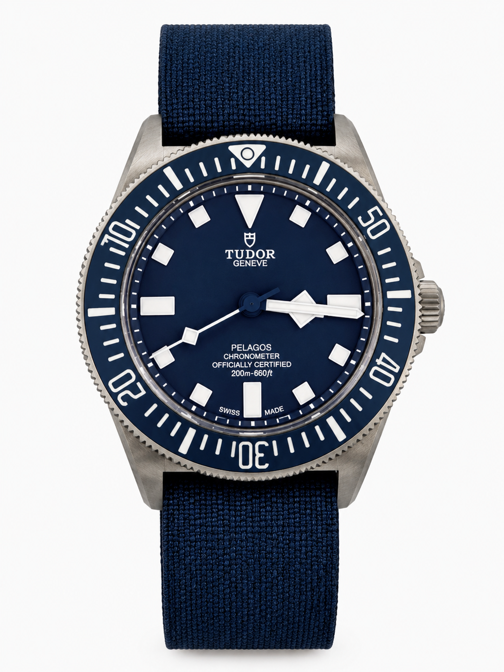 Tudor Pelagos FXD Marine Nationale 42mm Blue Dial Titanium Automatic Watch – Full Set