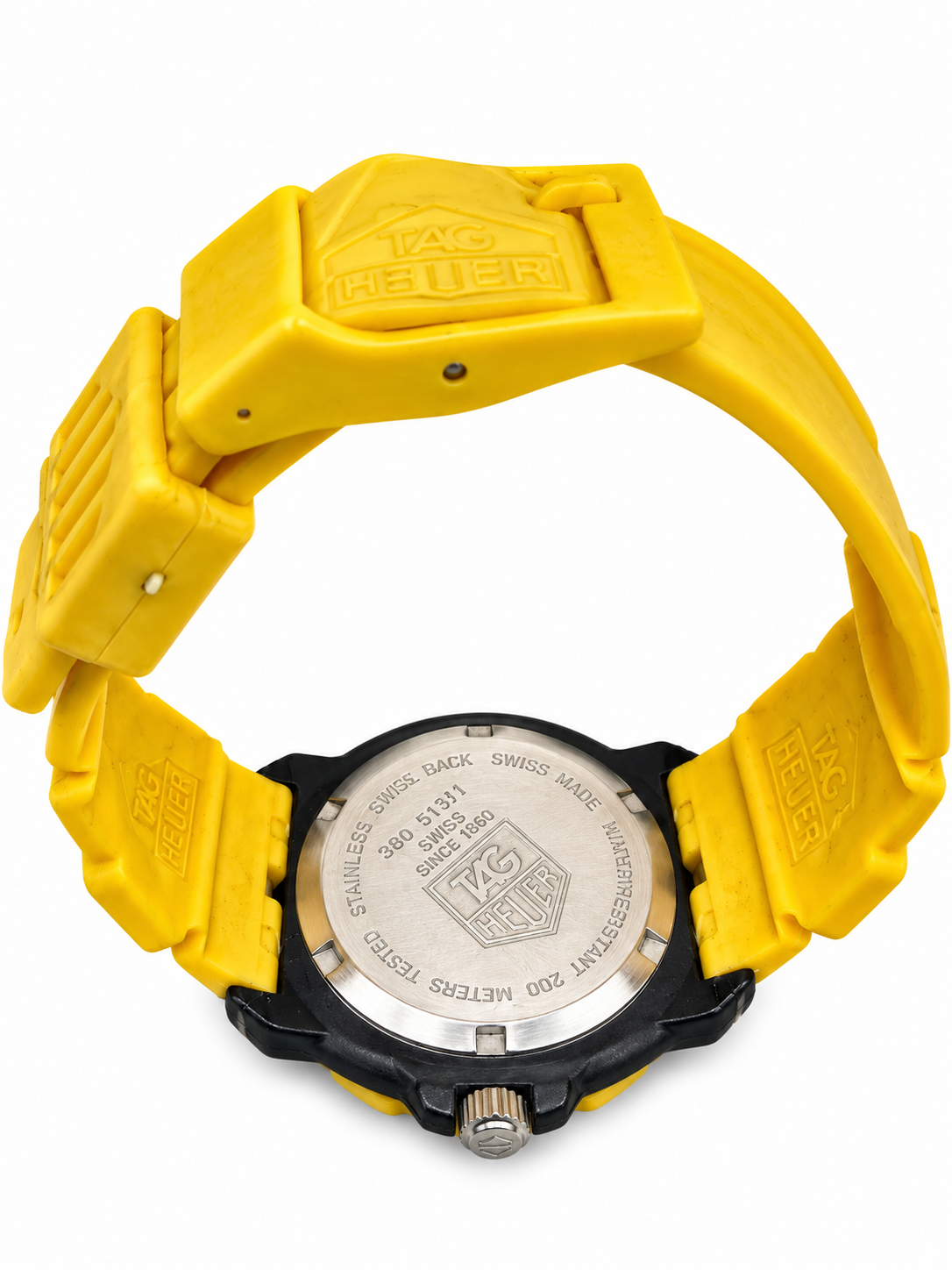 Vintage TAG Heuer Formula 1 Professional 200M Quartz – Yellow – Ref. 380.513/1