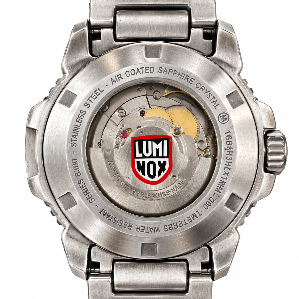 Luminox Series 8300 Automatic – Black Dial – Stainless Steel – Swiss Made
