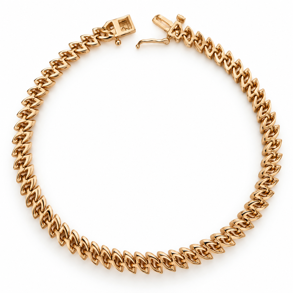 14K Rose Gold 3.00 CTW Diamond Tennis Bracelet