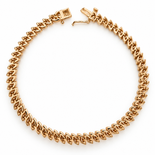 14K Rose Gold 3.00 CTW Diamond Tennis Bracelet