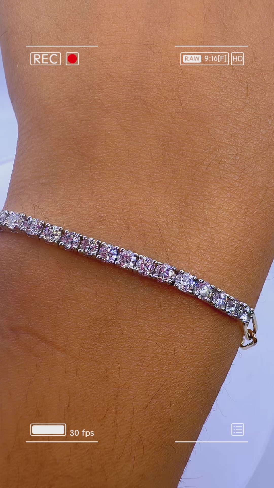 14K Two-Tone Gold Diamond Link Bracelet