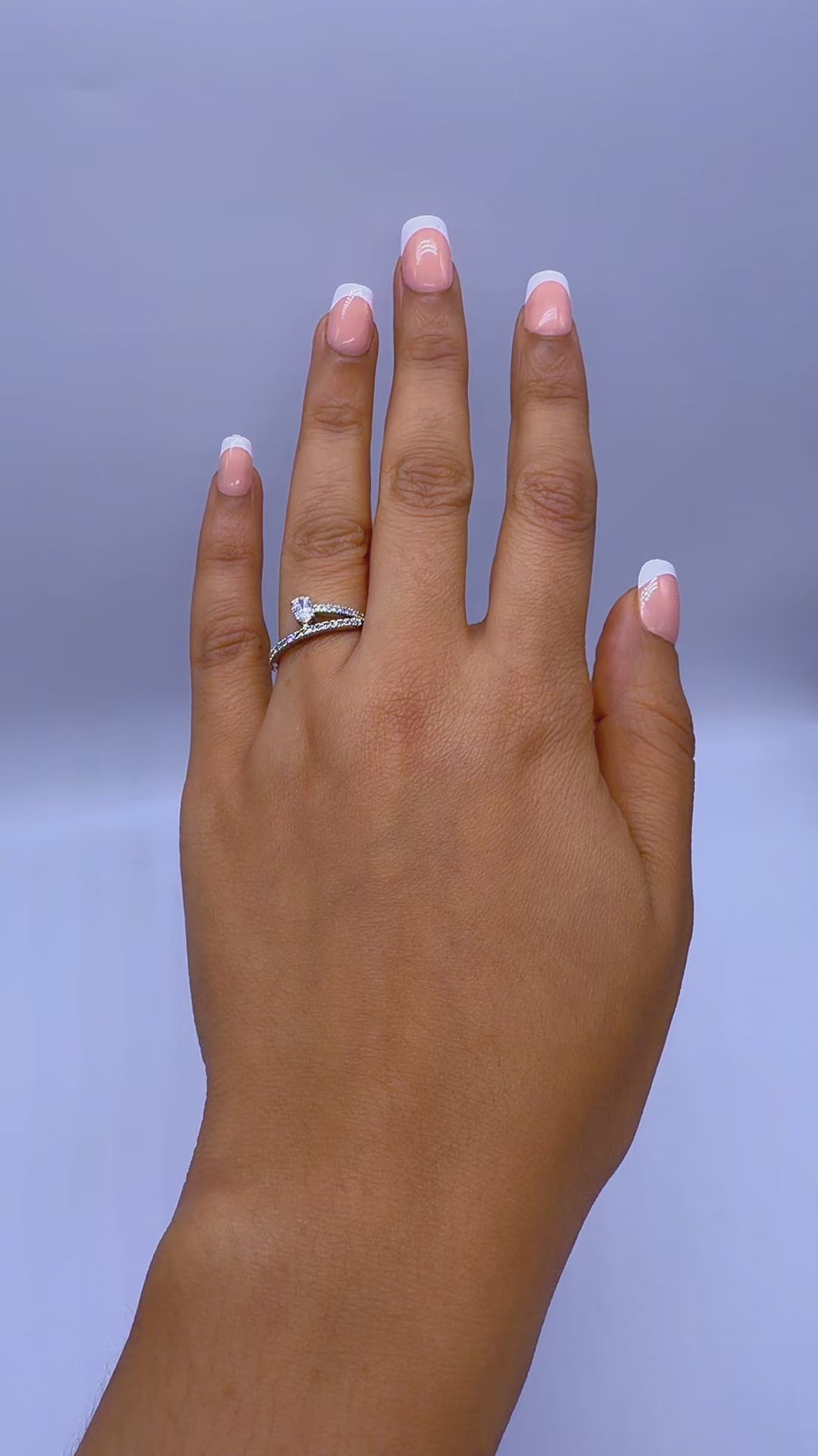 Platinum Oval Diamond Engagement Ring