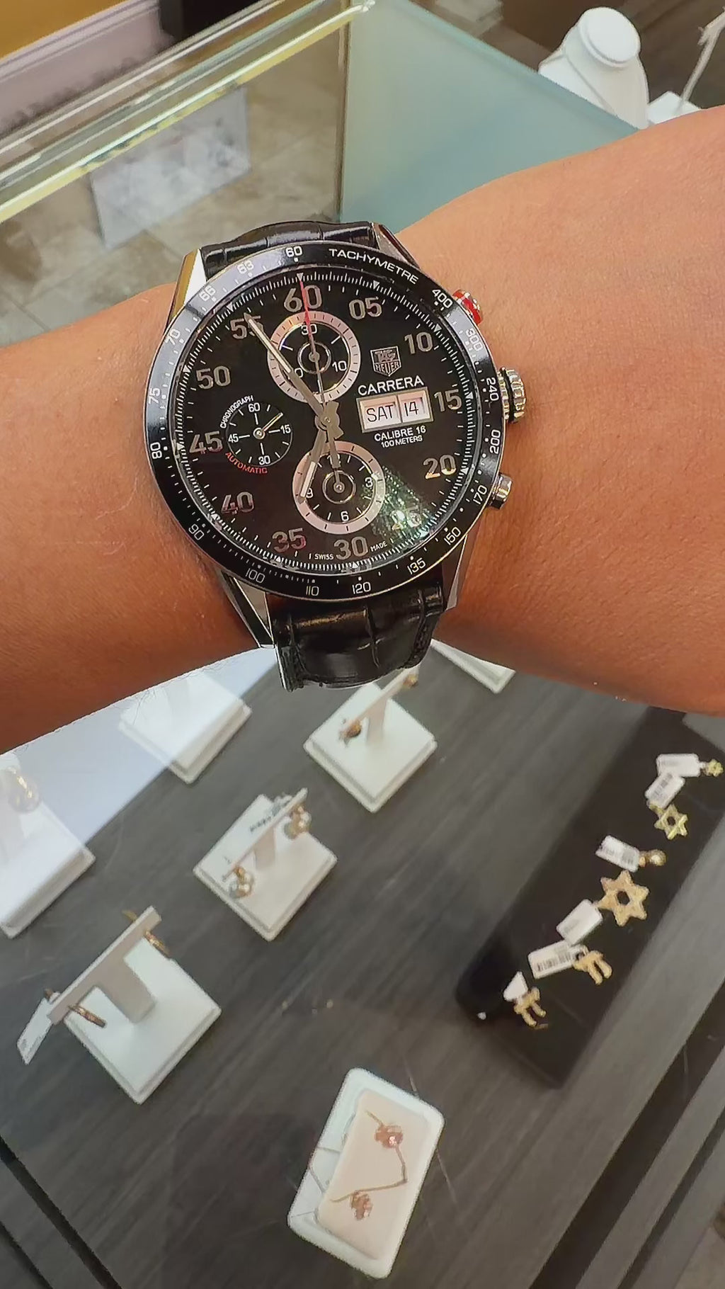 TAG Heuer Carrera Calibre 16 Automatic Chronograph – 43mm – Black Dial – CV2A10
