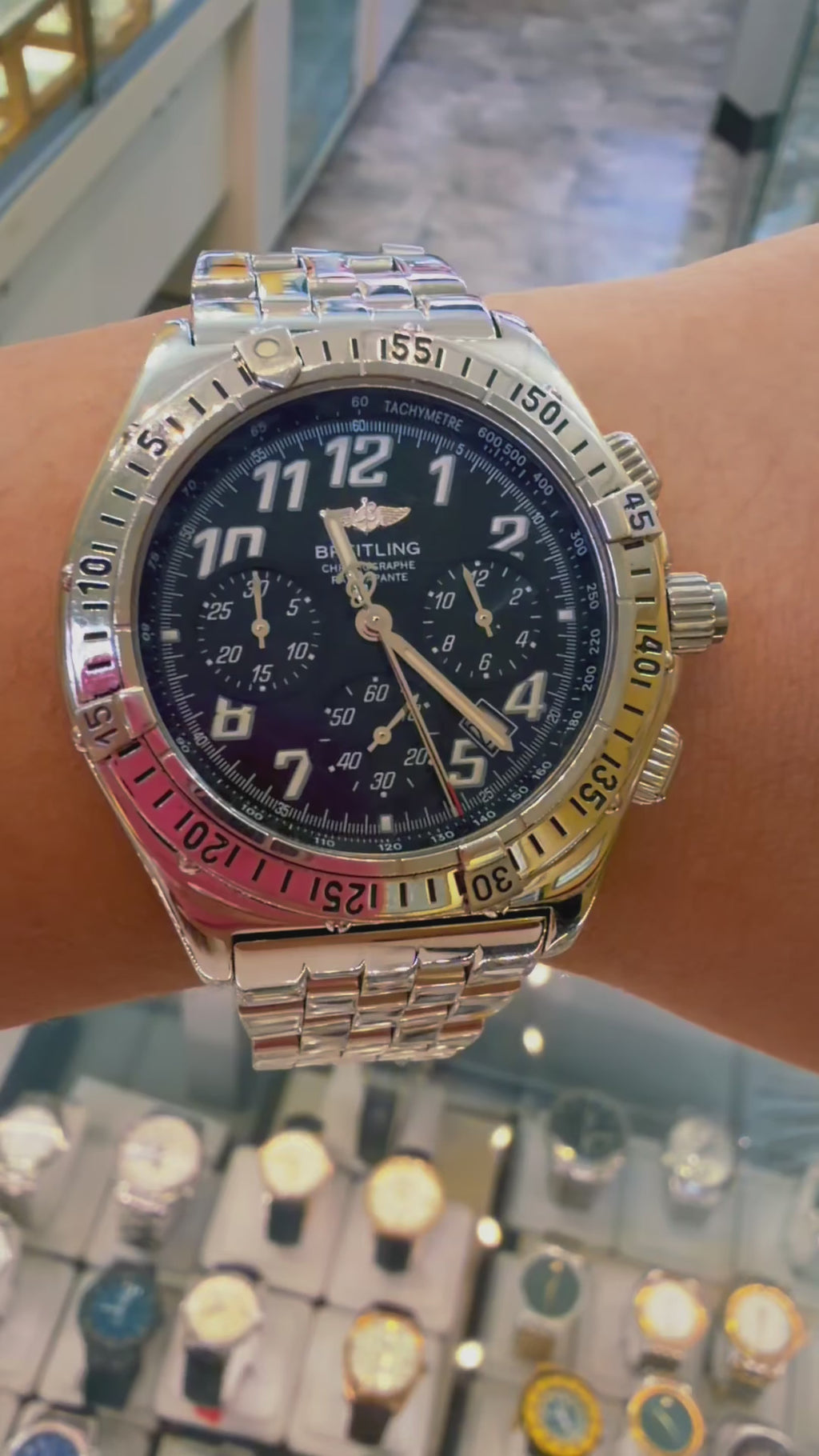 Breitling Chronoracer Rattrapante – Ref. A69048 – Stainless Steel Chronograph