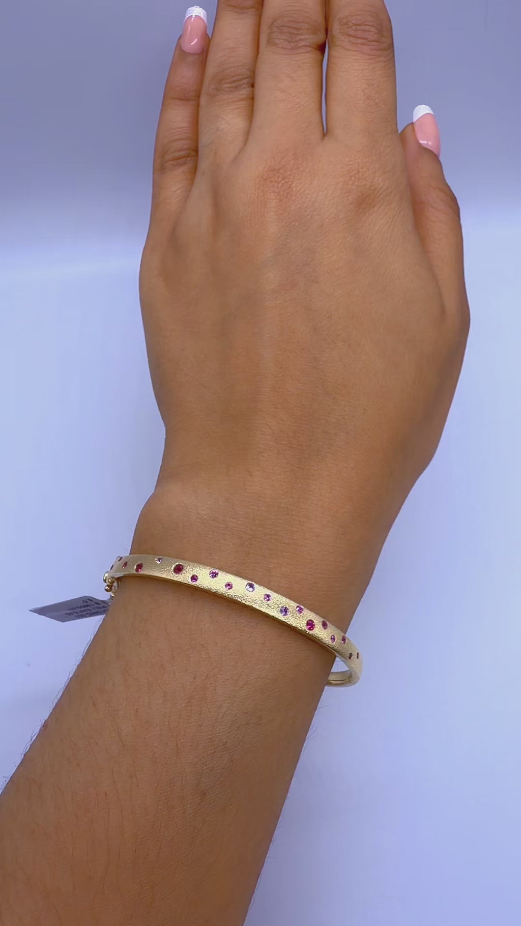 Pink Sapphire Bracelet | 14K Yellow Gold | 0.45 CTW