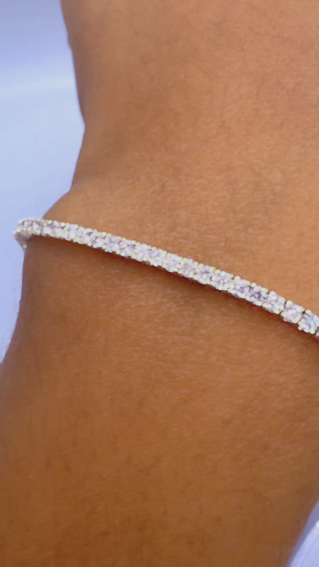 14K Yellow Gold 2.50 CTW Diamond Tennis Bracelet