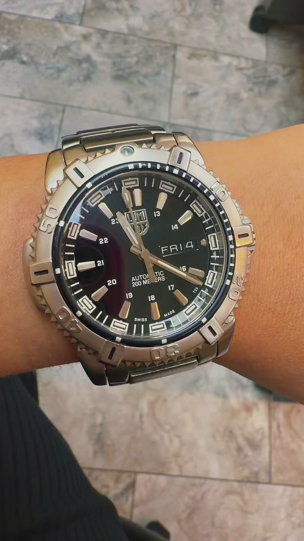 Luminox Series 8300 Automatic – Black Dial – Stainless Steel – Swiss Made